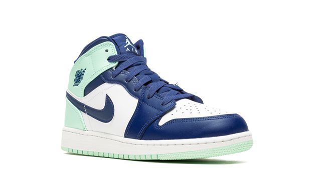 Jordan 1 Mid Mystic Navy Mint Foam Jordan 1 Mid Mystic Navy Mint Foam Keesef