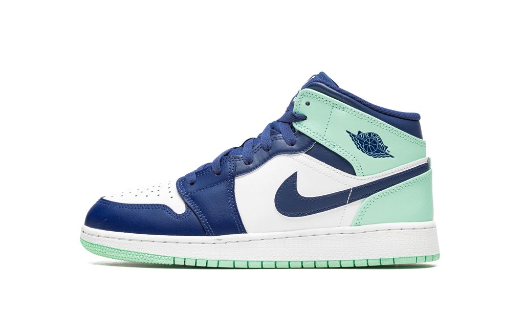 Jordan 1 Mid Mystic Navy Mint Foam Jordan 1 Mid Mystic Navy Mint Foam Keesef