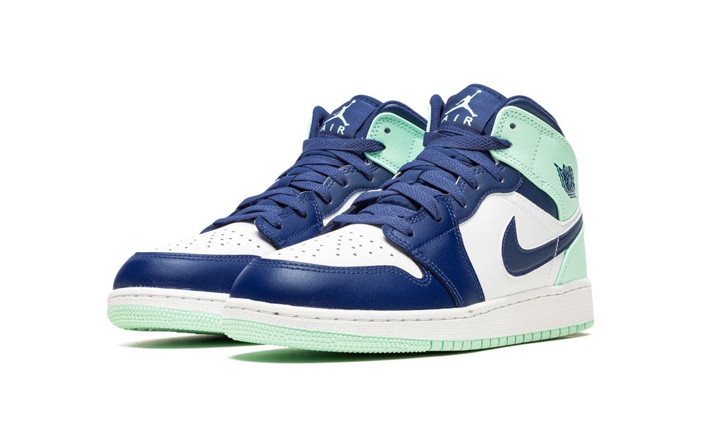Jordan 1 Mid Mystic Navy Mint Foam Jordan 1 Mid Mystic Navy Mint Foam Keesef