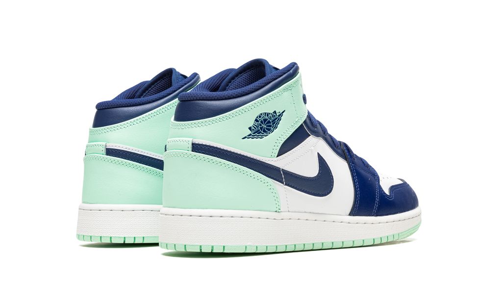 Jordan 1 Mid Mystic Navy Mint Foam Jordan 1 Mid Mystic Navy Mint Foam Keesef