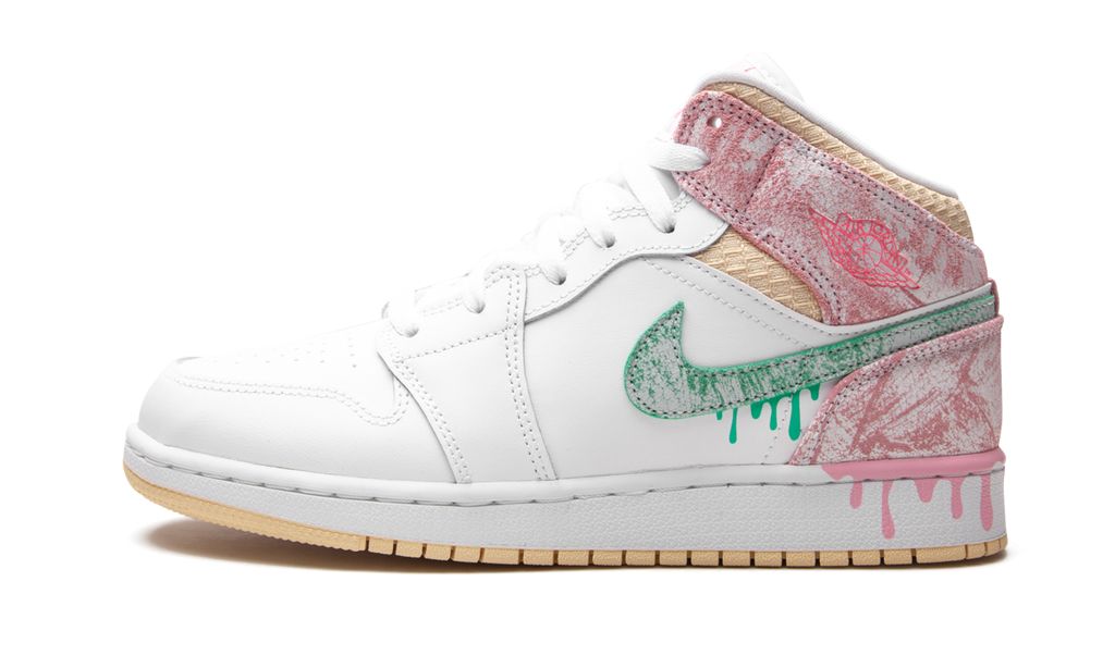 Jordan 1 Mid Paint Drip Jordan 1 Mid Paint Drip Keesef