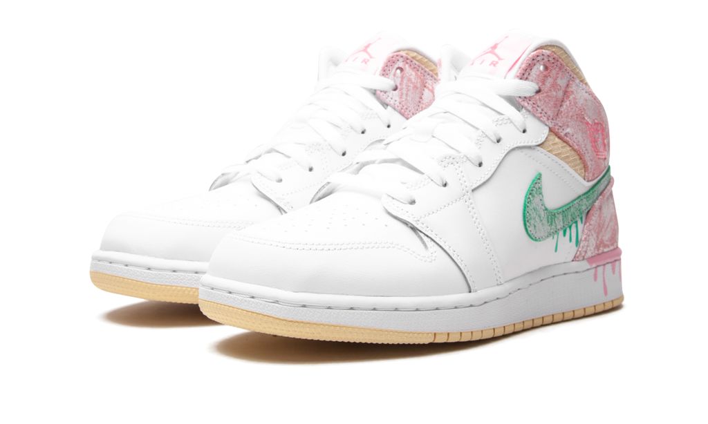 Jordan 1 Mid Paint Drip Jordan 1 Mid Paint Drip Keesef