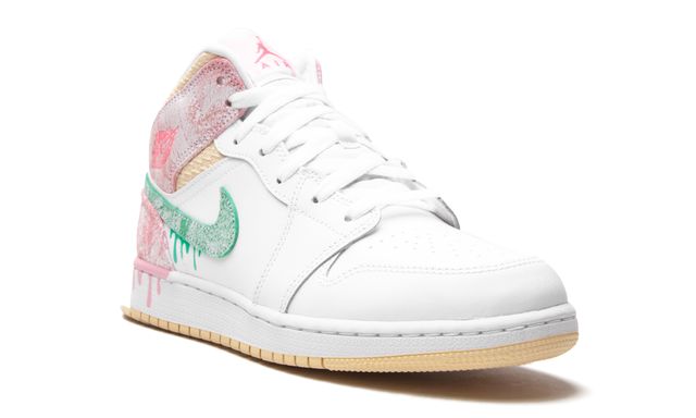 Jordan 1 Mid Paint Drip Jordan 1 Mid Paint Drip Keesef
