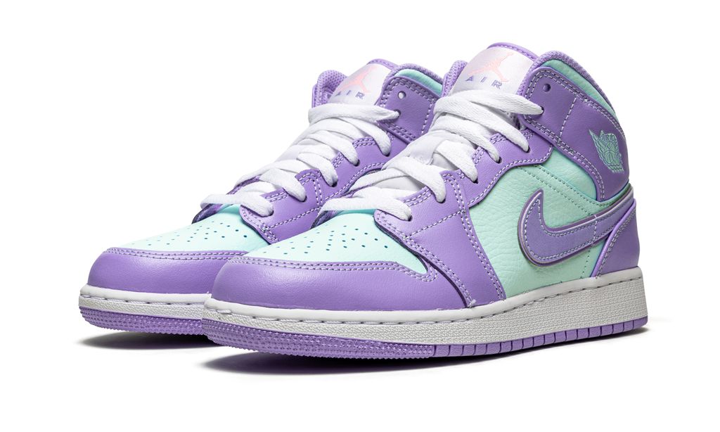 Jordan 1 Mid Purple Aqua Jordan 1 Mid Purple Aqua Keesef
