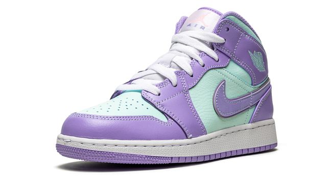 Jordan 1 Mid Purple Aqua Jordan 1 Mid Purple Aqua Keesef