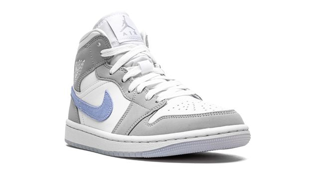 Jordan 1 Mid Wolf Grey Aluminum Jordan 1 Mid Wolf Grey Aluminum Keesef