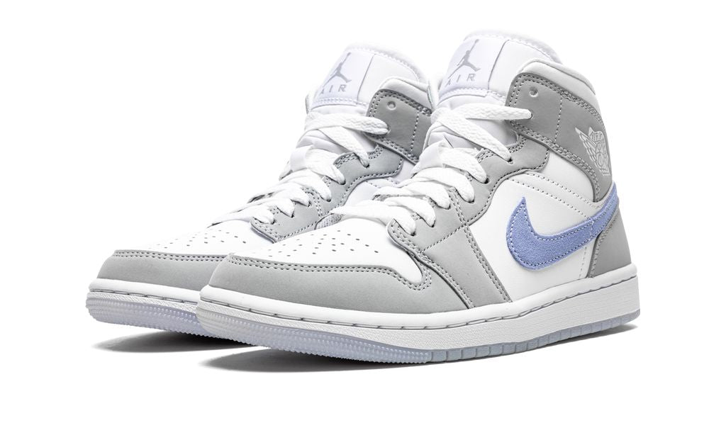 Jordan 1 Mid Wolf Grey Aluminum Jordan 1 Mid Wolf Grey Aluminum Keesef