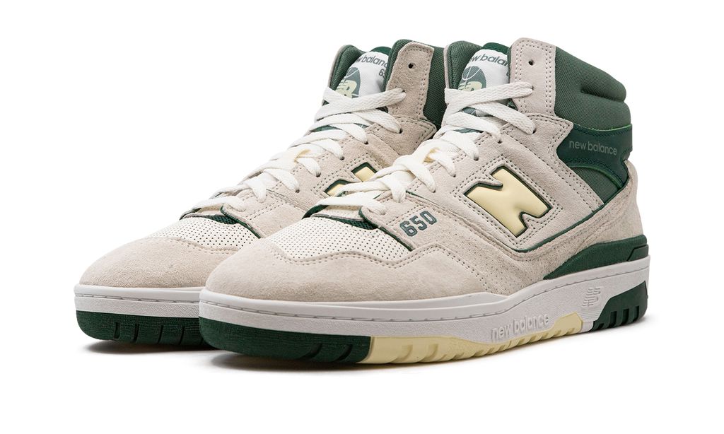 New Balance 650R Sea Salt Nightwatch Green Keesef