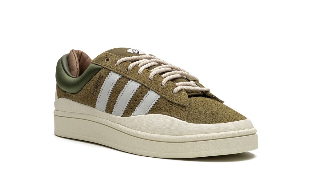 Adidas Campus Bad Bunny Light Olive Adidas Bad Bunny Campus Light White Keesef