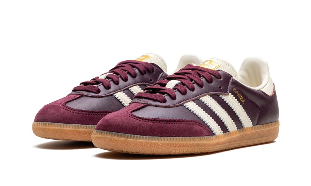 Adidas Samba Maroon Cream White Keesef