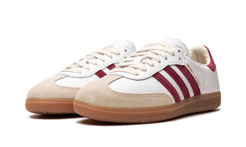 Adidas Samba Sporty & Rich White Core Burgundy Keesef