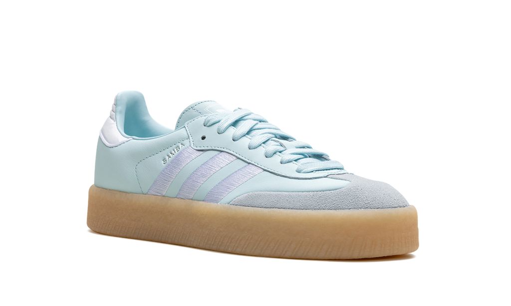 Adidas Sambae Almost Blue Silver Metallic Gum Adidas Samba Vegan Keesef