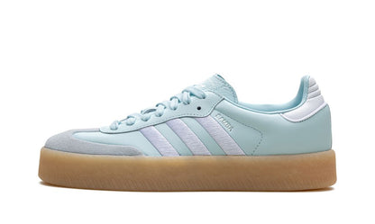 Adidas Sambae Almost Blue Silver Metallic Gum Adidas Samba Vegan Keesef