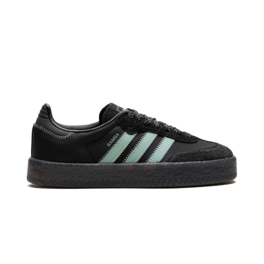 Adidas Sambae Core Black Haze Green Adidas Samba Vegan Keesef