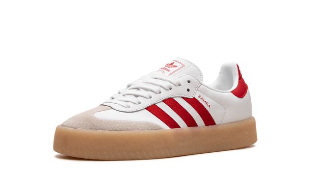 Adidas Sambae White / Red Adidas Samba Vegan Keesef