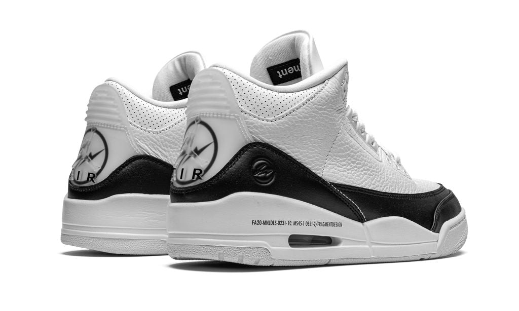 Fragment x Air Jordan 3 White Keesef