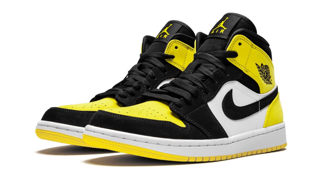 Jordan 1 Mid Yellow Toe Black Jordan 1 Mid Coconut Milk Keesef