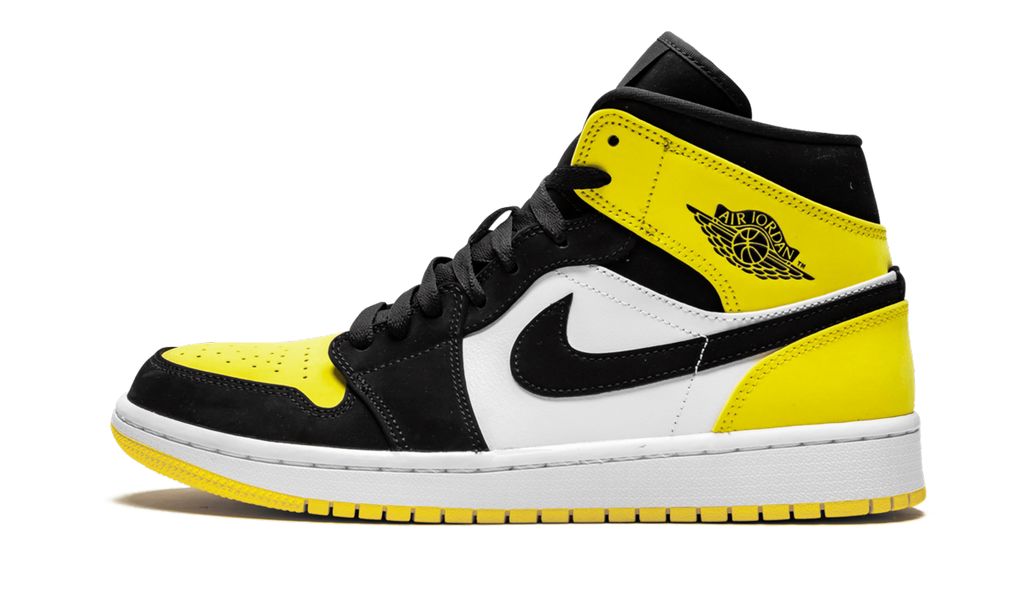Jordan 1 Mid Yellow Toe Black Jordan 1 Mid Coconut Milk Keesef