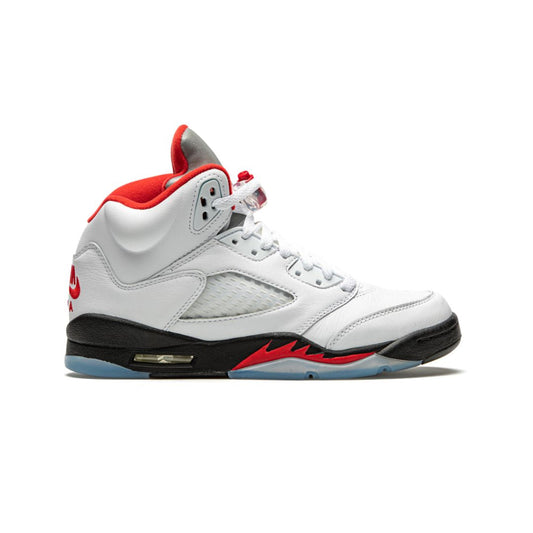 Jordan 5 Retro Fire Red Silver Tongue Jordan 5 Retro Fire Red Silver Tongue Keesef